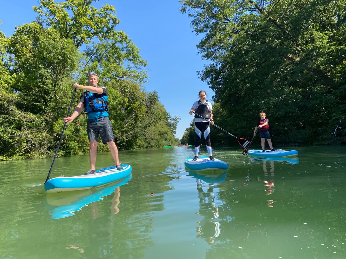 Initiation au paddle à Rethel.